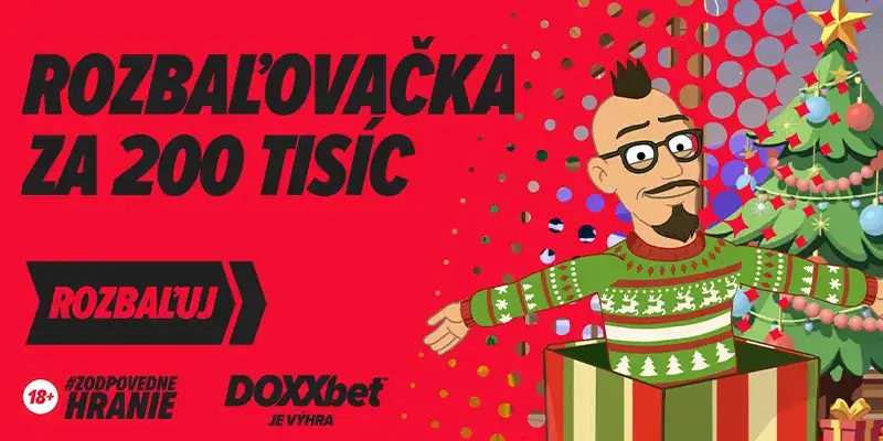 DOXXbet Vianočná rozbaľovačka